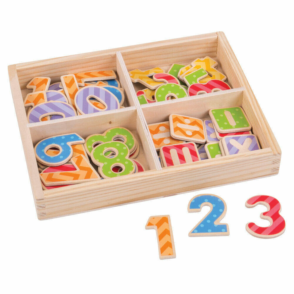 Set numere magnetice BIGJIGS Toys