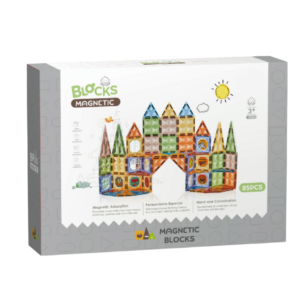Joc magnetic Diamond - 85 piese (7.5 cm) Bufnitel