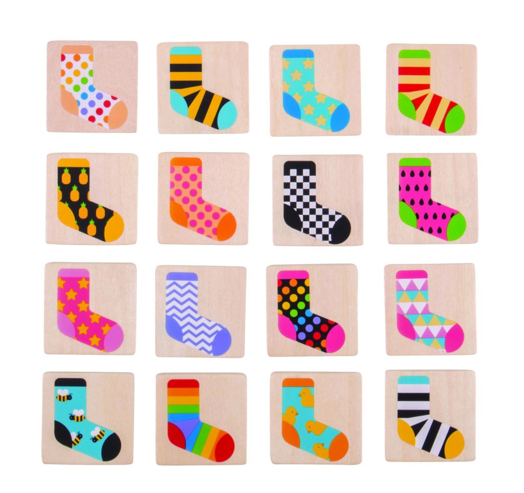Joc de memorie - Ciorapeii mei BIGJIGS Toys