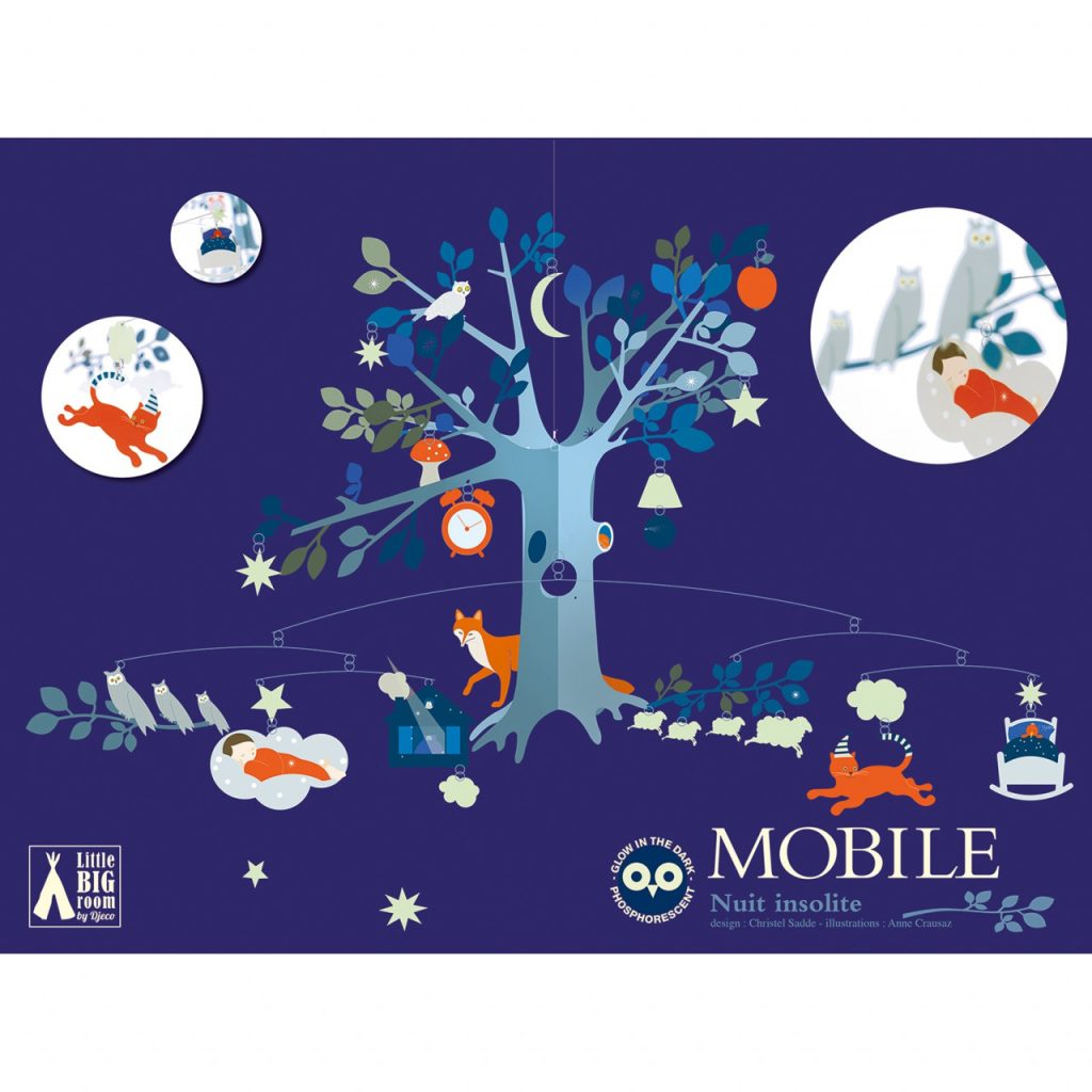 Decoratie mobila camera copilului Noapte buna