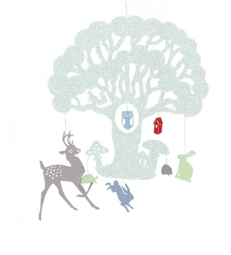 Decoratie mobila camera copilului Padure