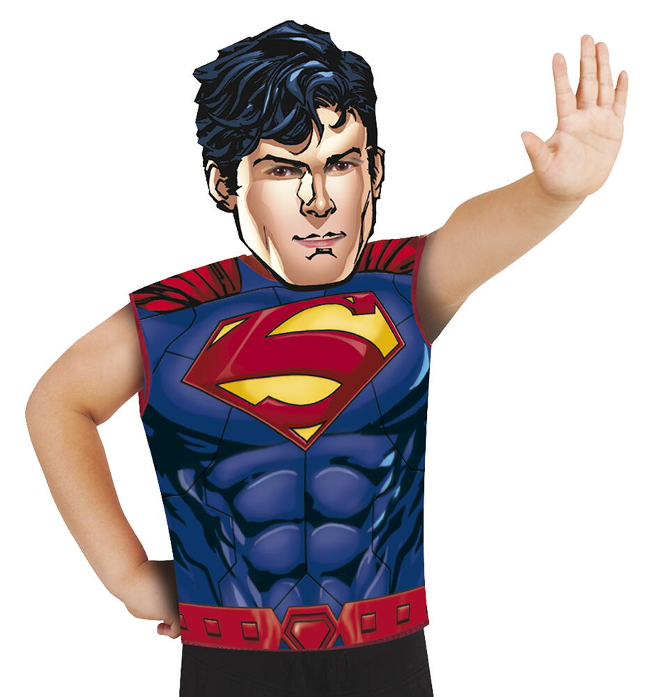 Set Superman - Masca & tricou fara maneci Rubies
