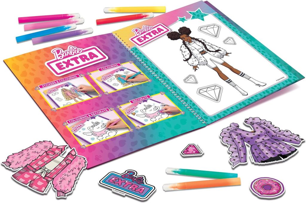 Carte de colorat cu activitati Barbie  - Stilul tau LISCIANI