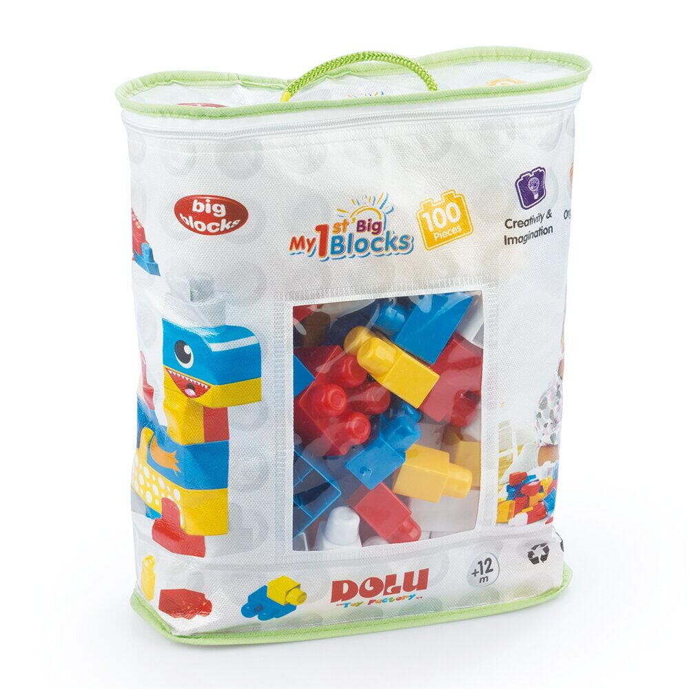 Primele cuburi  de construit - 100 piese DOLU