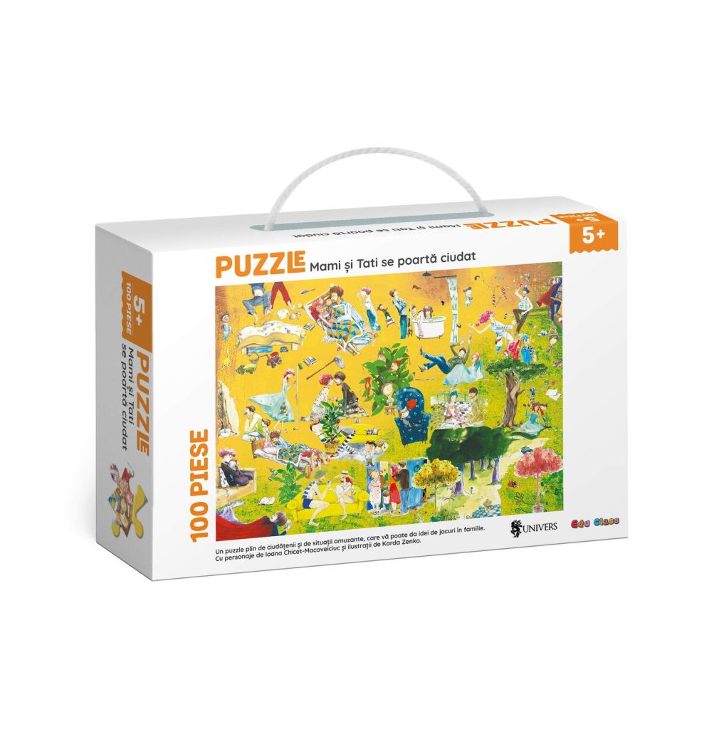 Puzzle - Mami si tati se poarta ciudat (100 piese) EDU CLASS