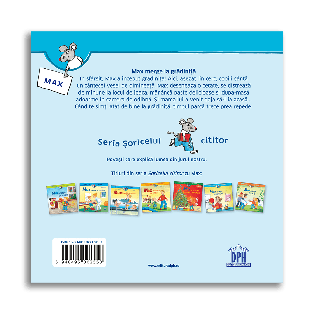 Soricelul cititor - Max merge la gradinita - imagine 2