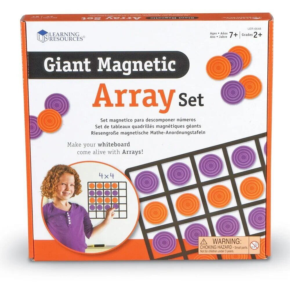 Joc magnetic gigant  - Invat matematica Learning Resources