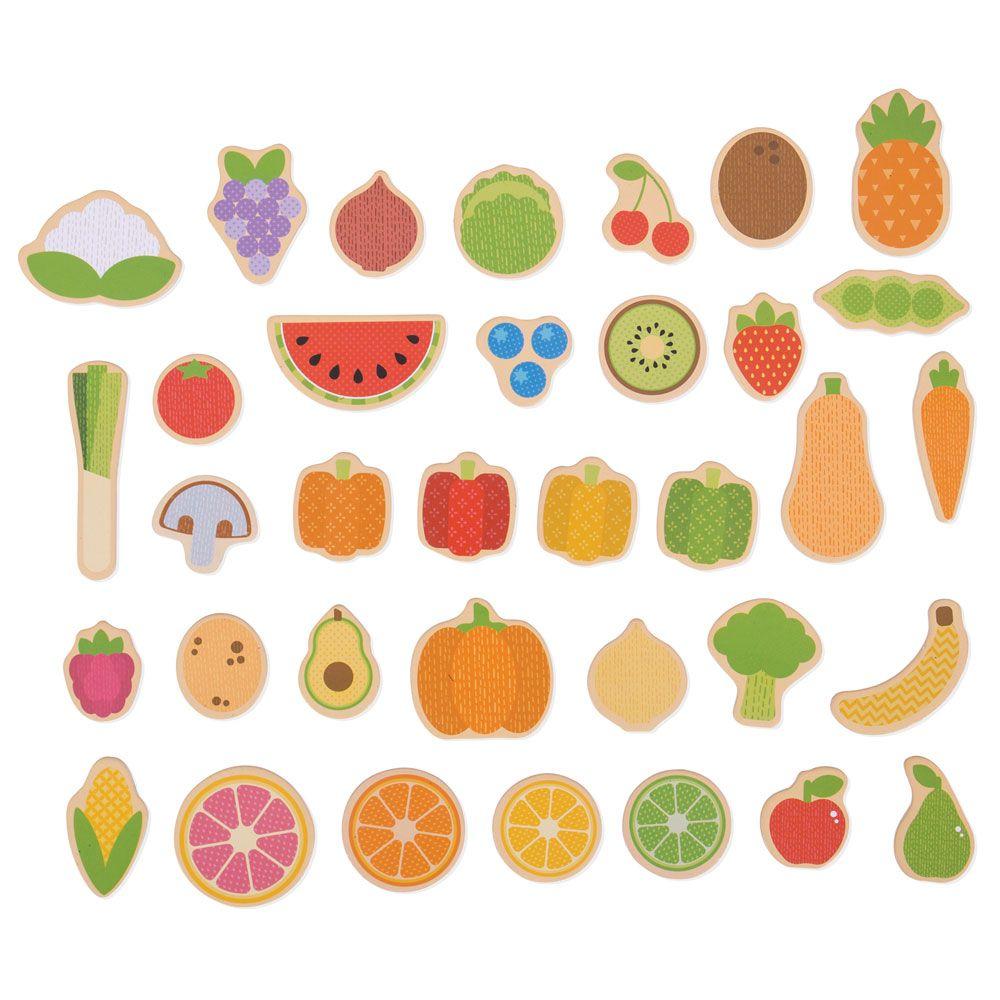 Set magnetic - Fructe si Legume - imagine 2