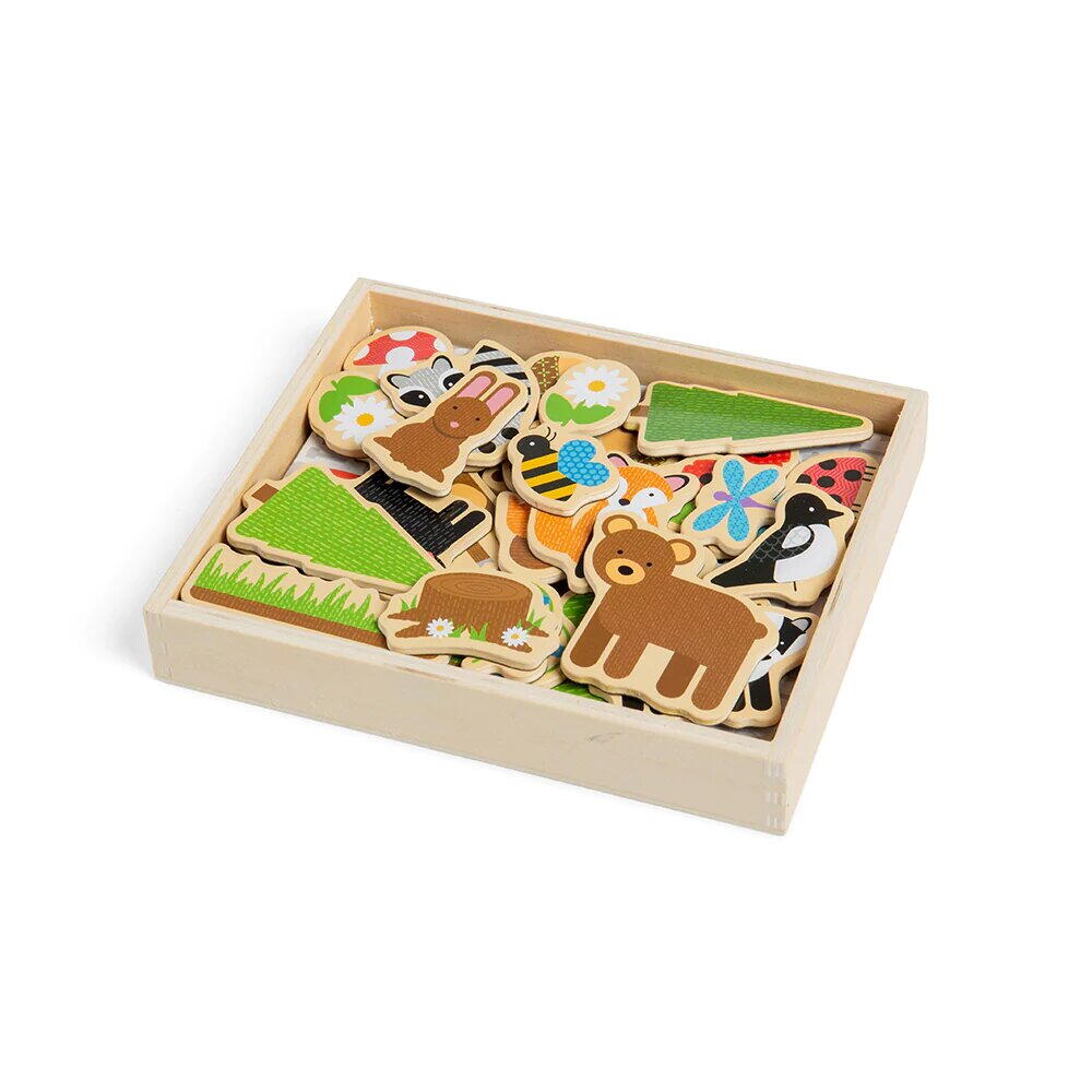Set magnetic - Animalute din padure - imagine 4