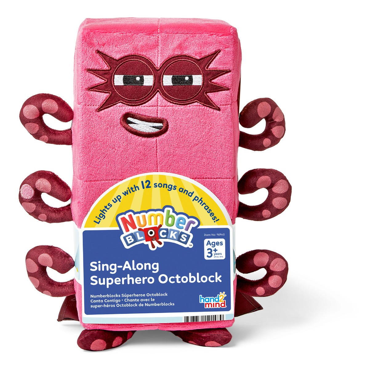 Mascota din plus Numberblocks - Opt Hand2Mind