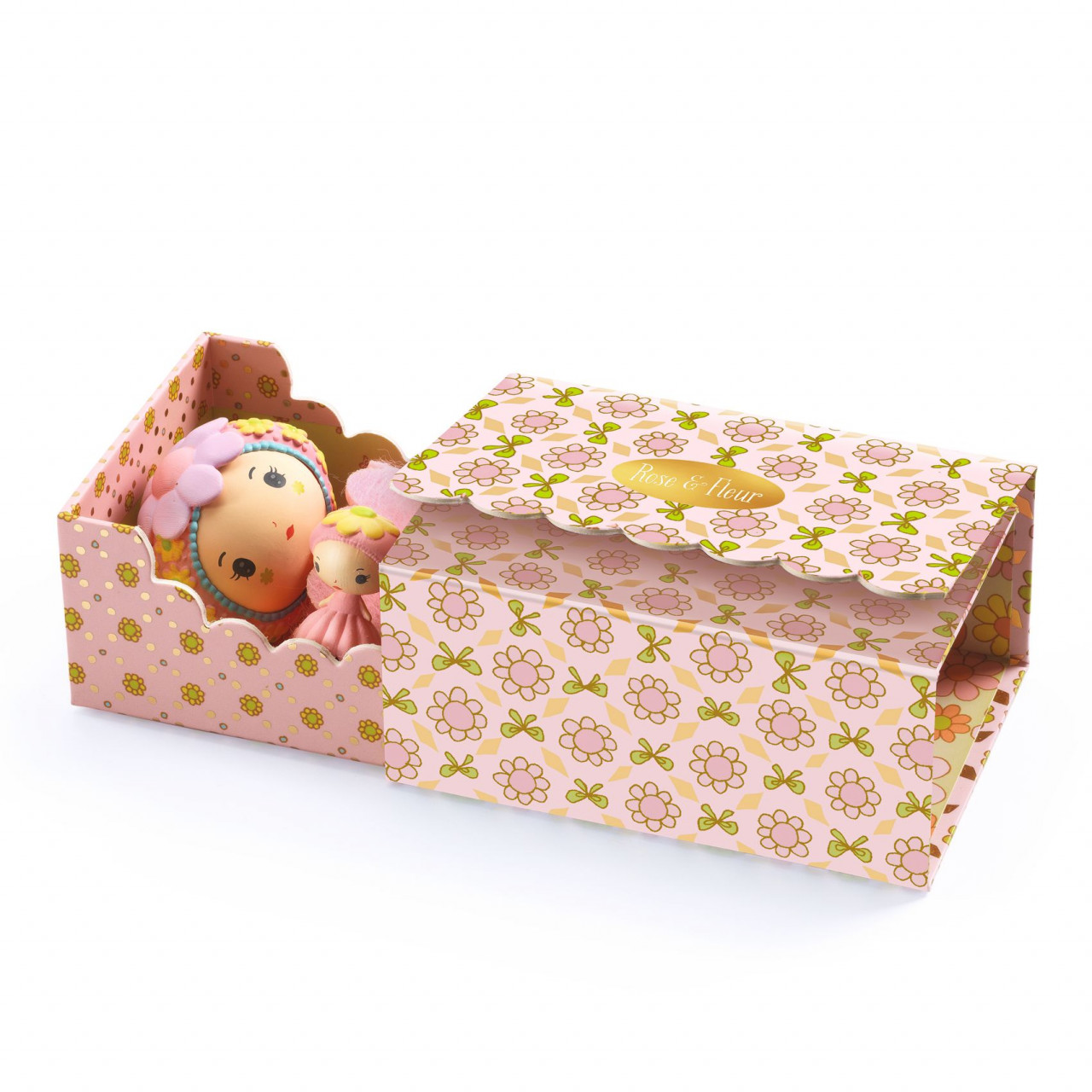 Figurina Tinyly Rose Tinyroom, Djeco - imagine 3