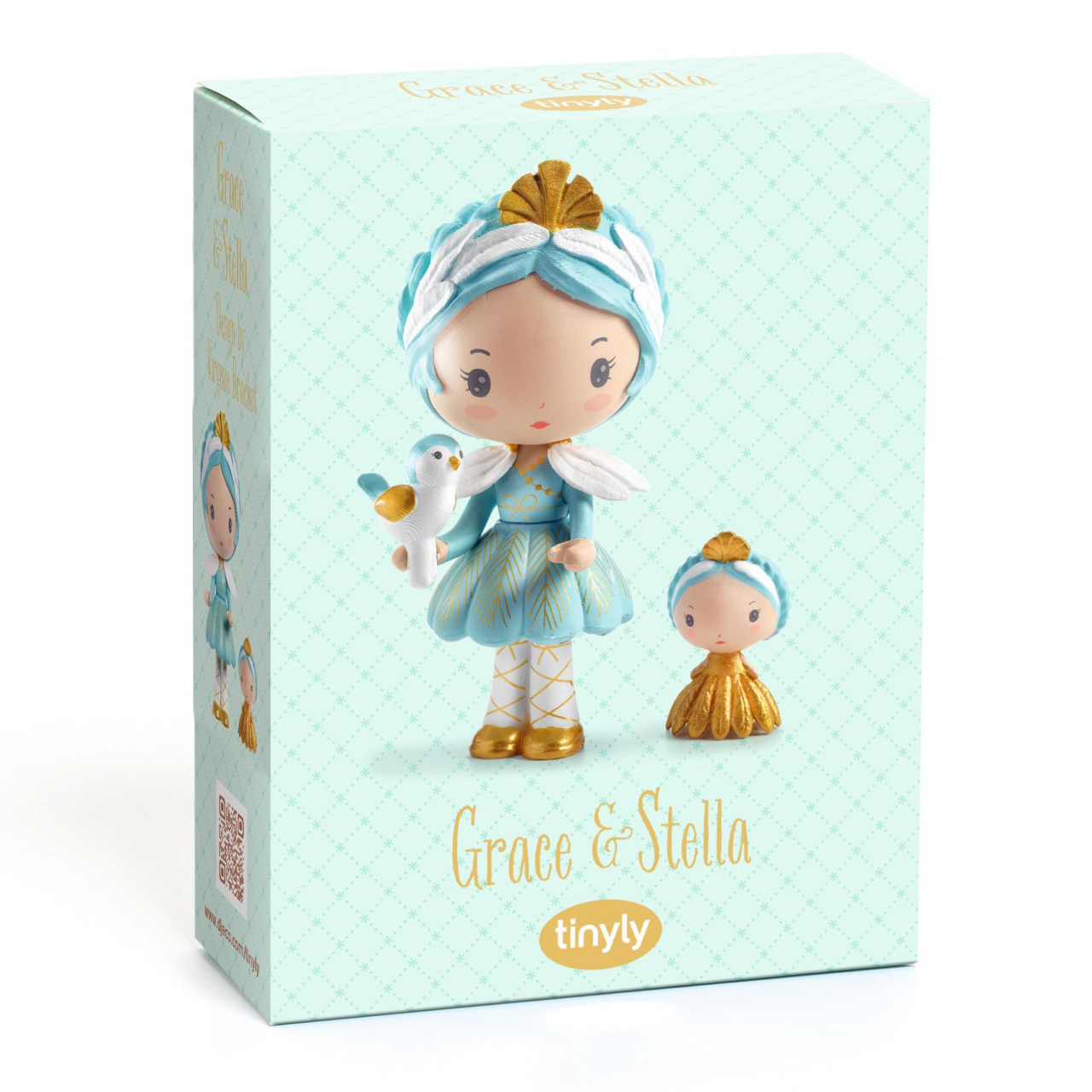 Figurine Tinyly Grace & Stella, Djeco - imagine 3
