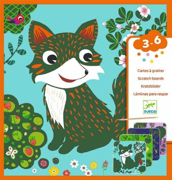 Joc creativ de razuit Animale prietenoase