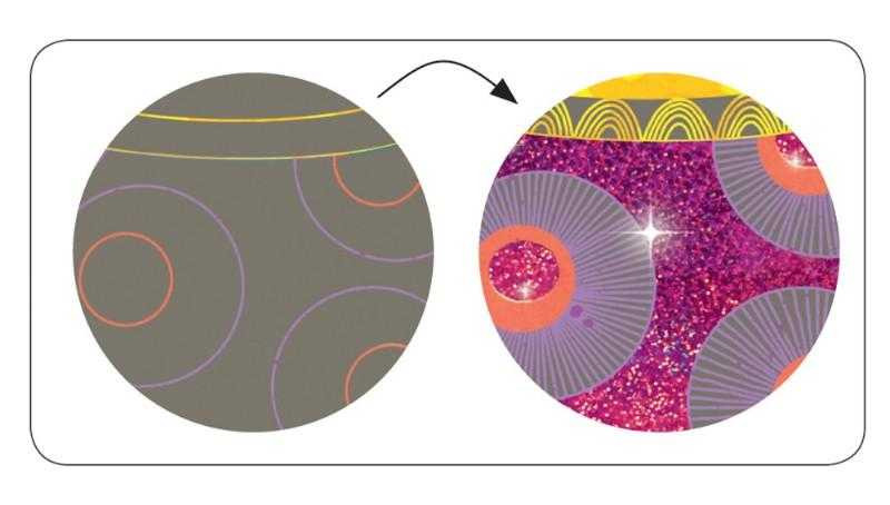 Joc creativ de razuit Fete frumoase, Djeco - imagine 3