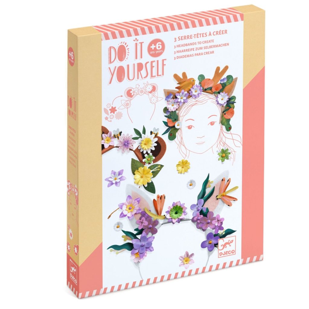 Joc creativ DIY Coronite cu flori