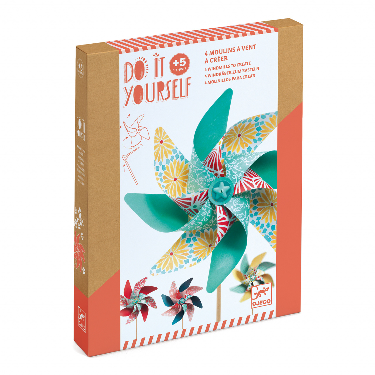 Joc creativ DIY Moristi de vant model cu flori