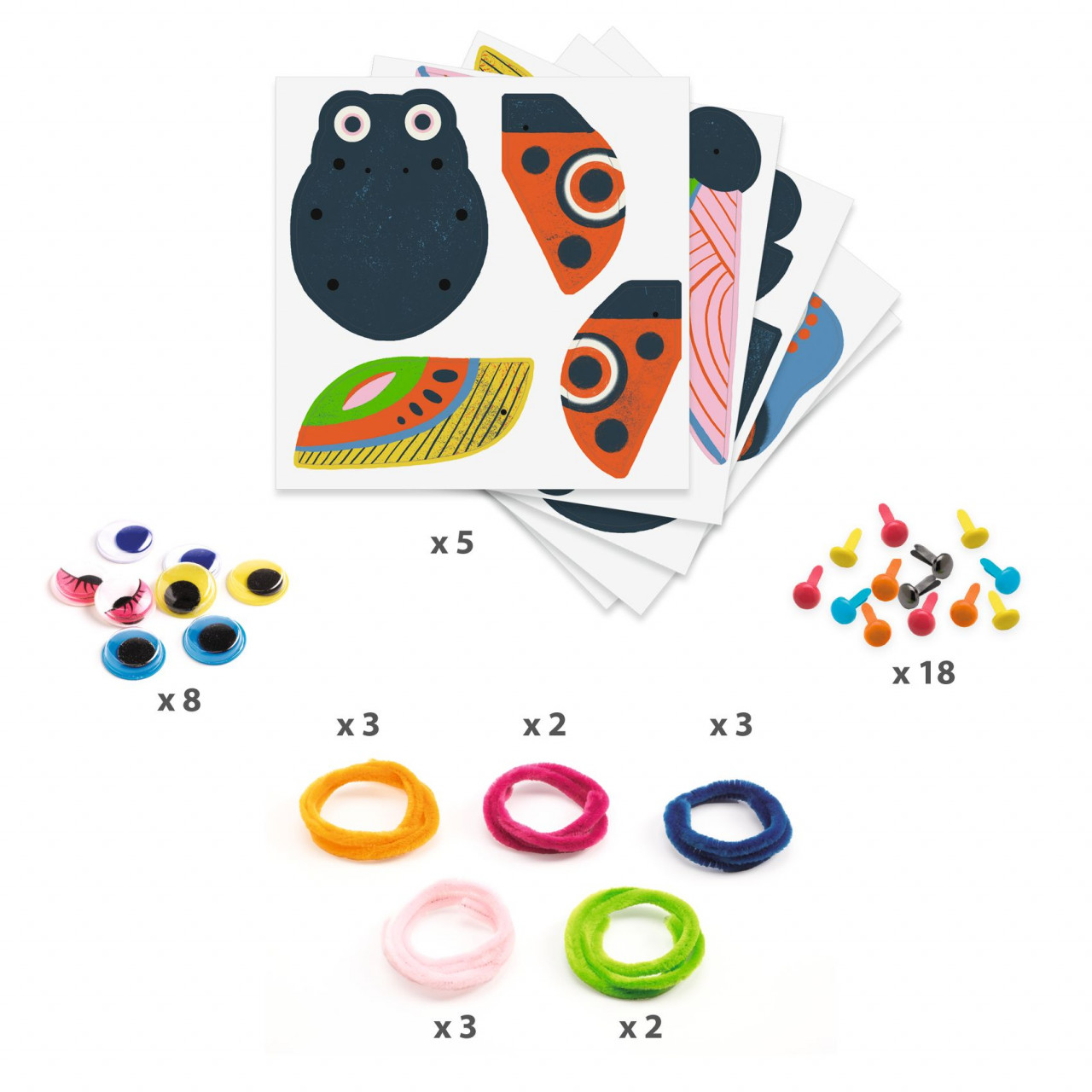 Joc creativ Insecte, Djeco - imagine 4