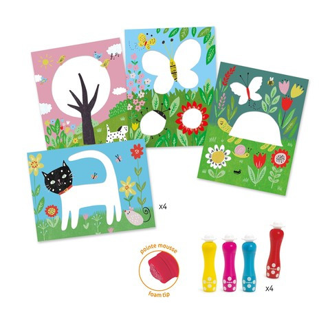Joc creativ Puncte mici, Djeco - imagine 3