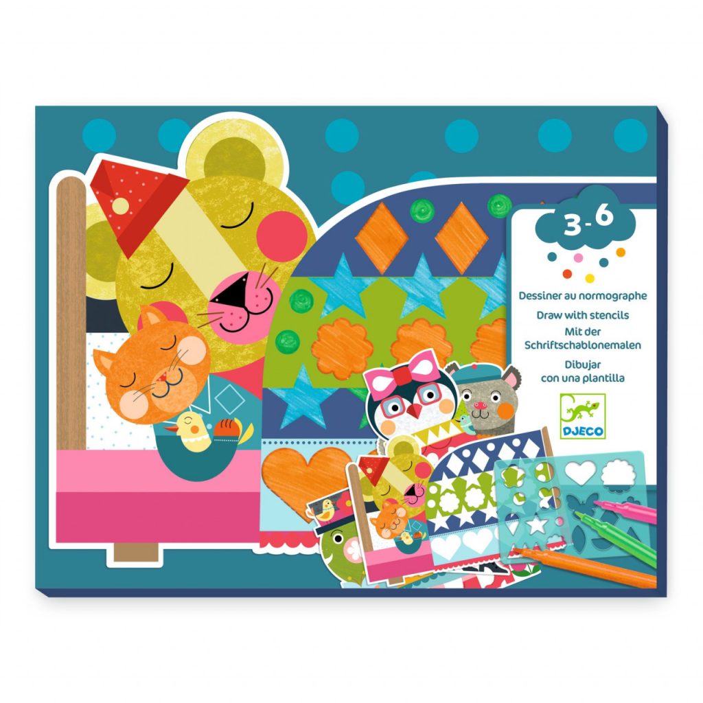 Joc de desenat cu sablon