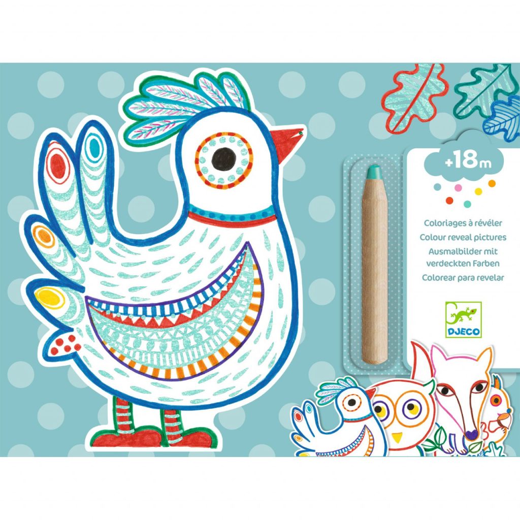 Joc de desenat Prieteni din padure