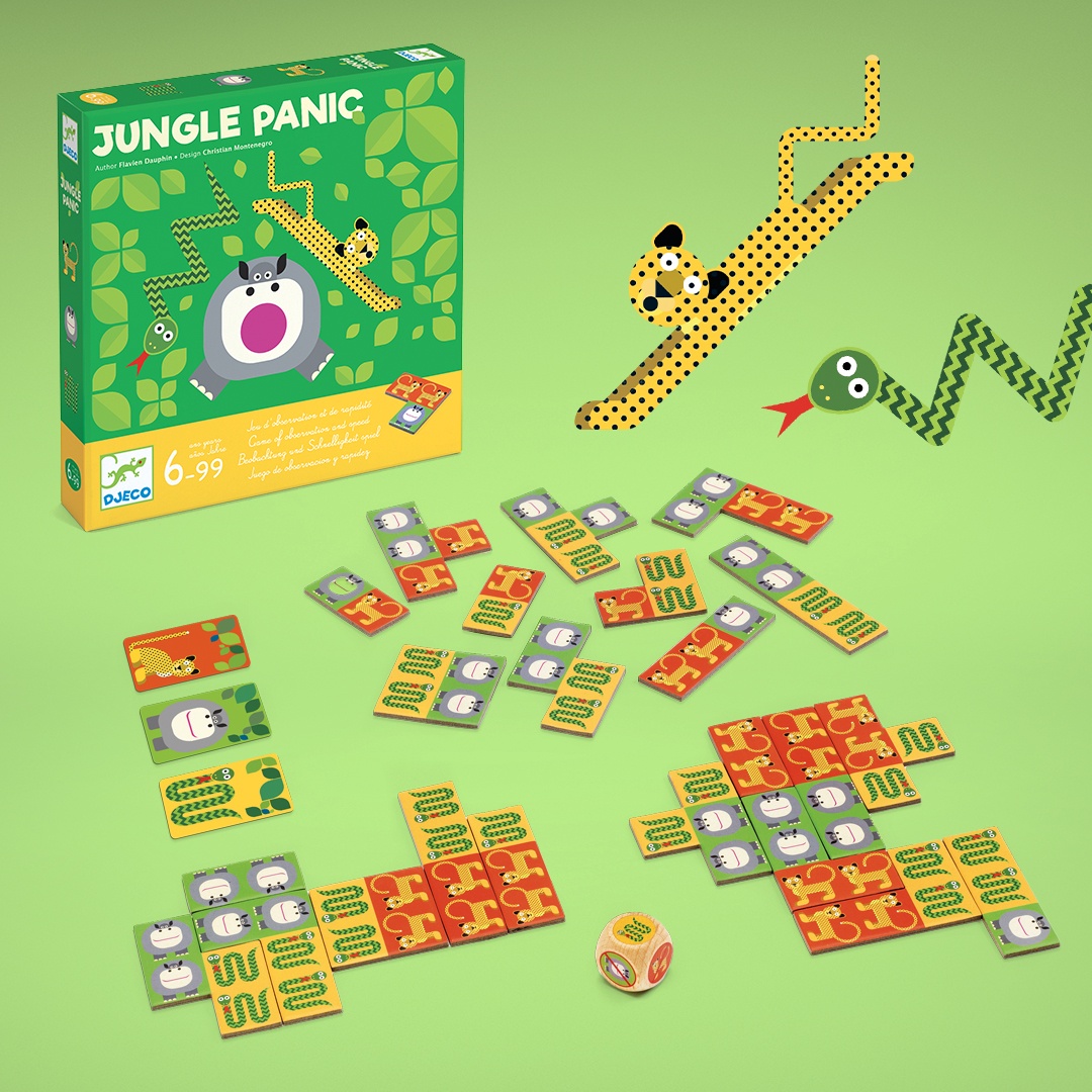Joc de logica Panica in jungla, Djeco - imagine 4
