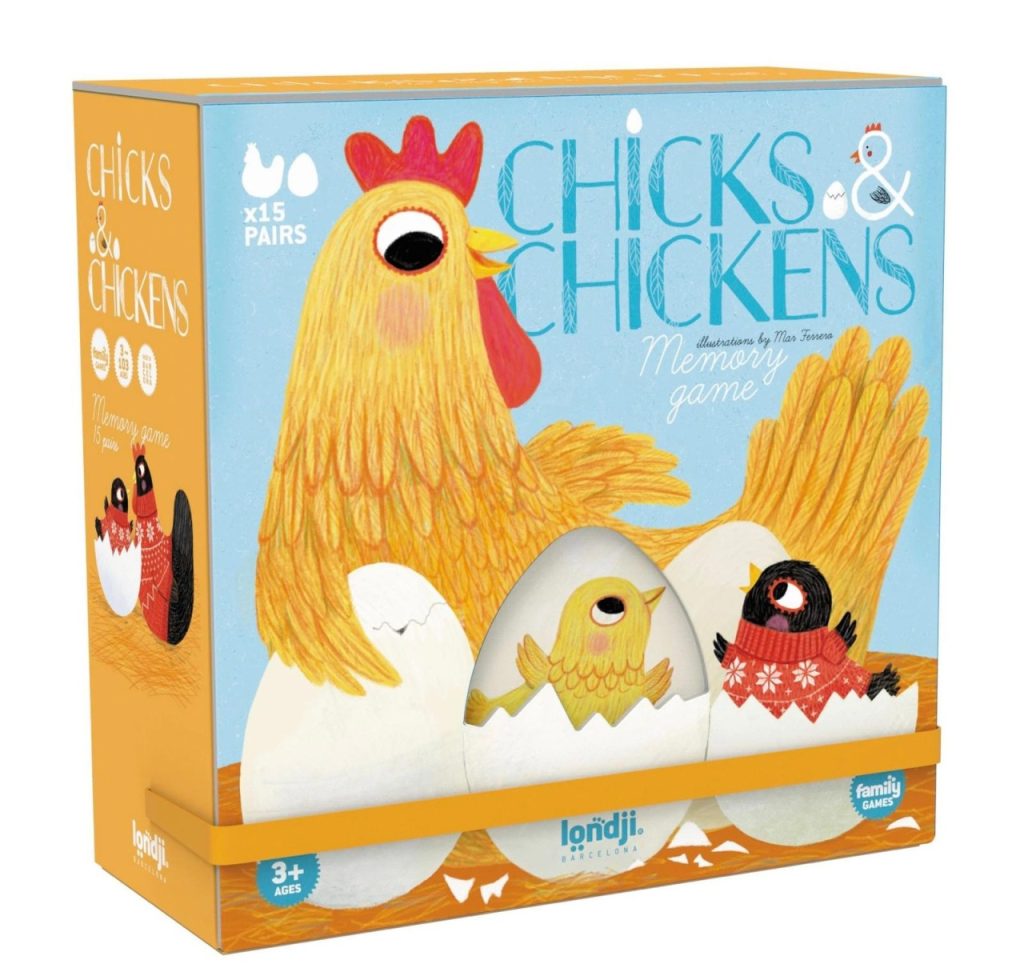 Joc de memorie Gaini cu pui