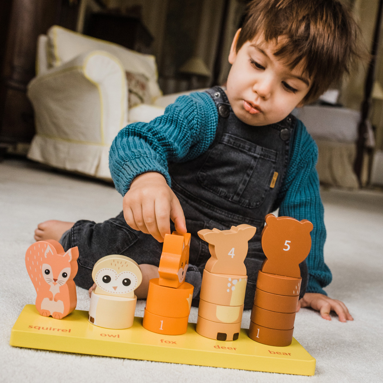 Joc de numarat cu animale, Orange Tree Toys - imagine 4