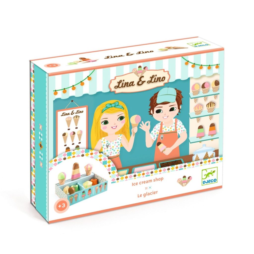 Joc de rol din lemn Gelateria Lina & Lino