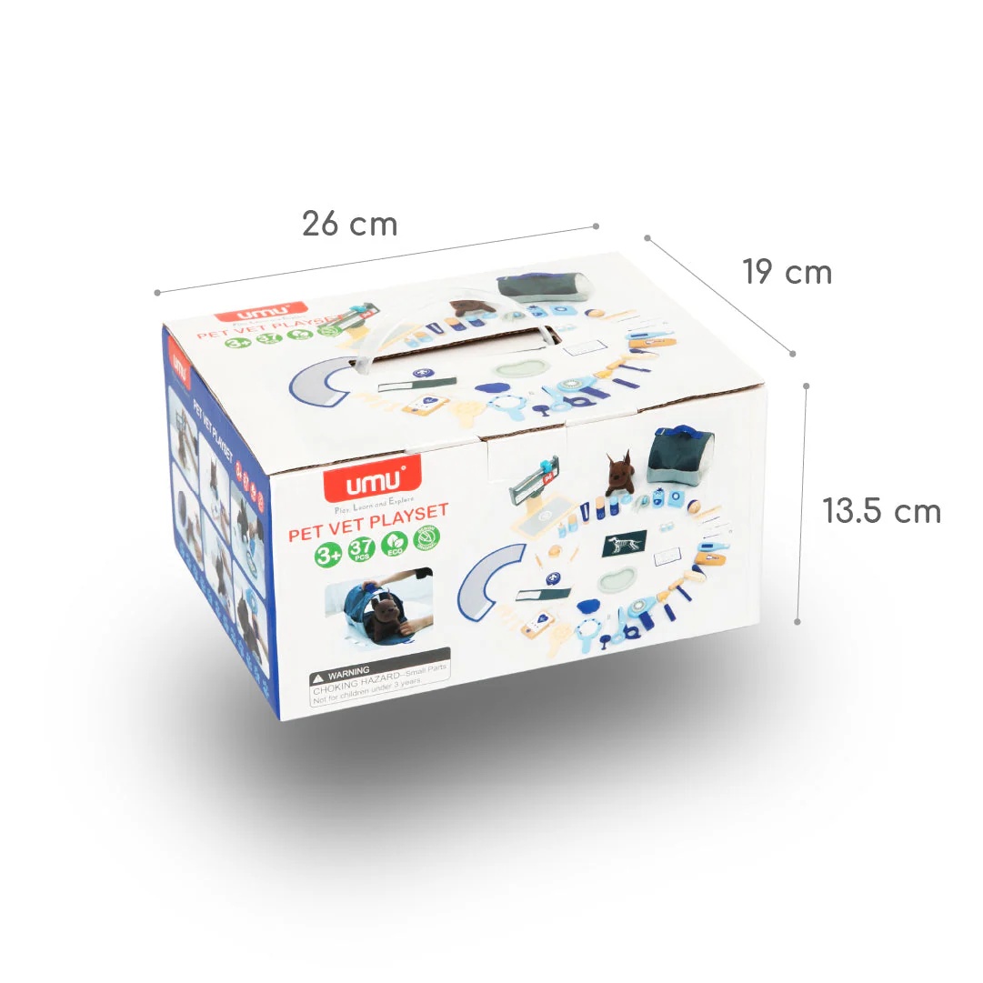 Joc de rol La medicul veterinar albastru, UMU Toys - imagine 3