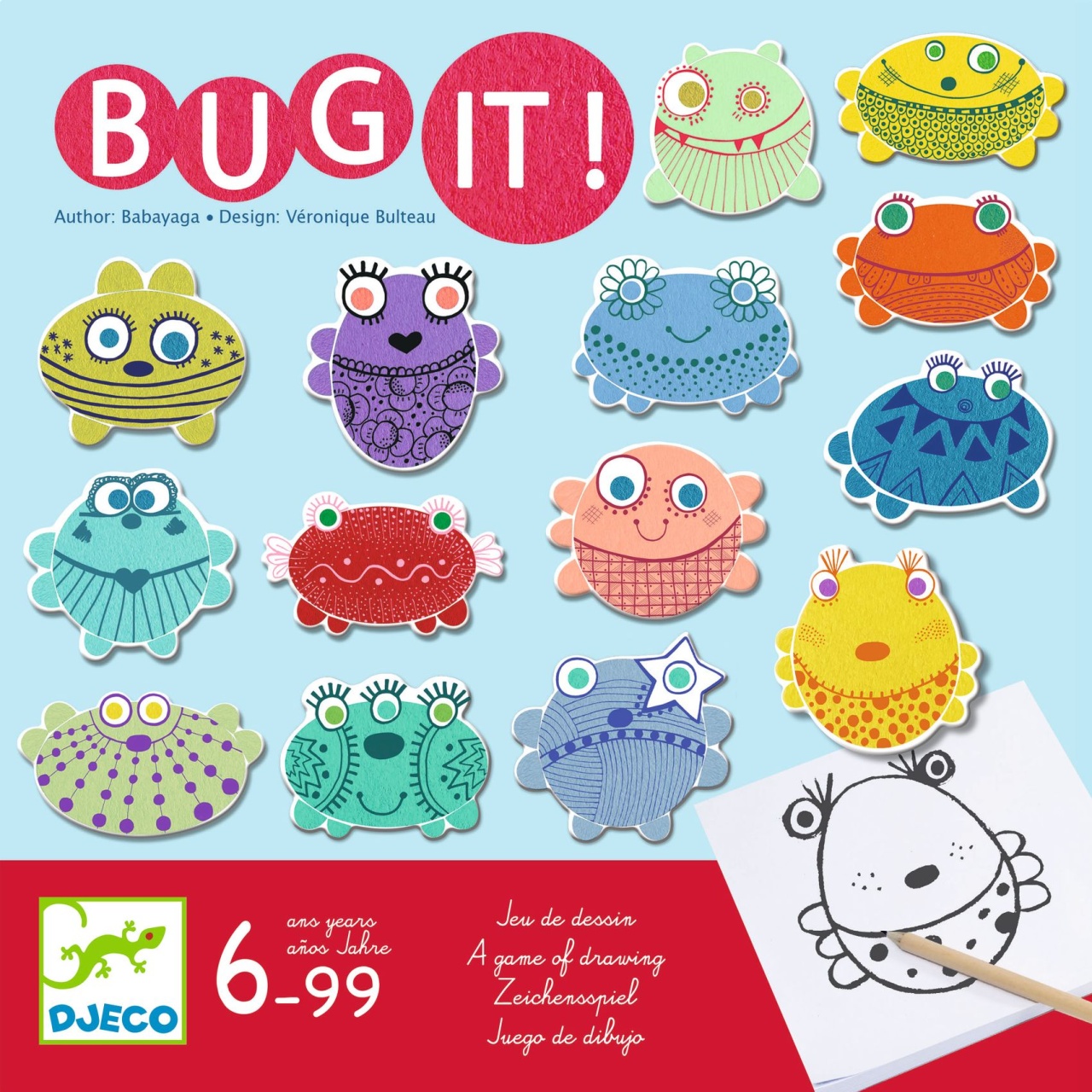 Joc de societate Bug it, Djeco - imagine 3