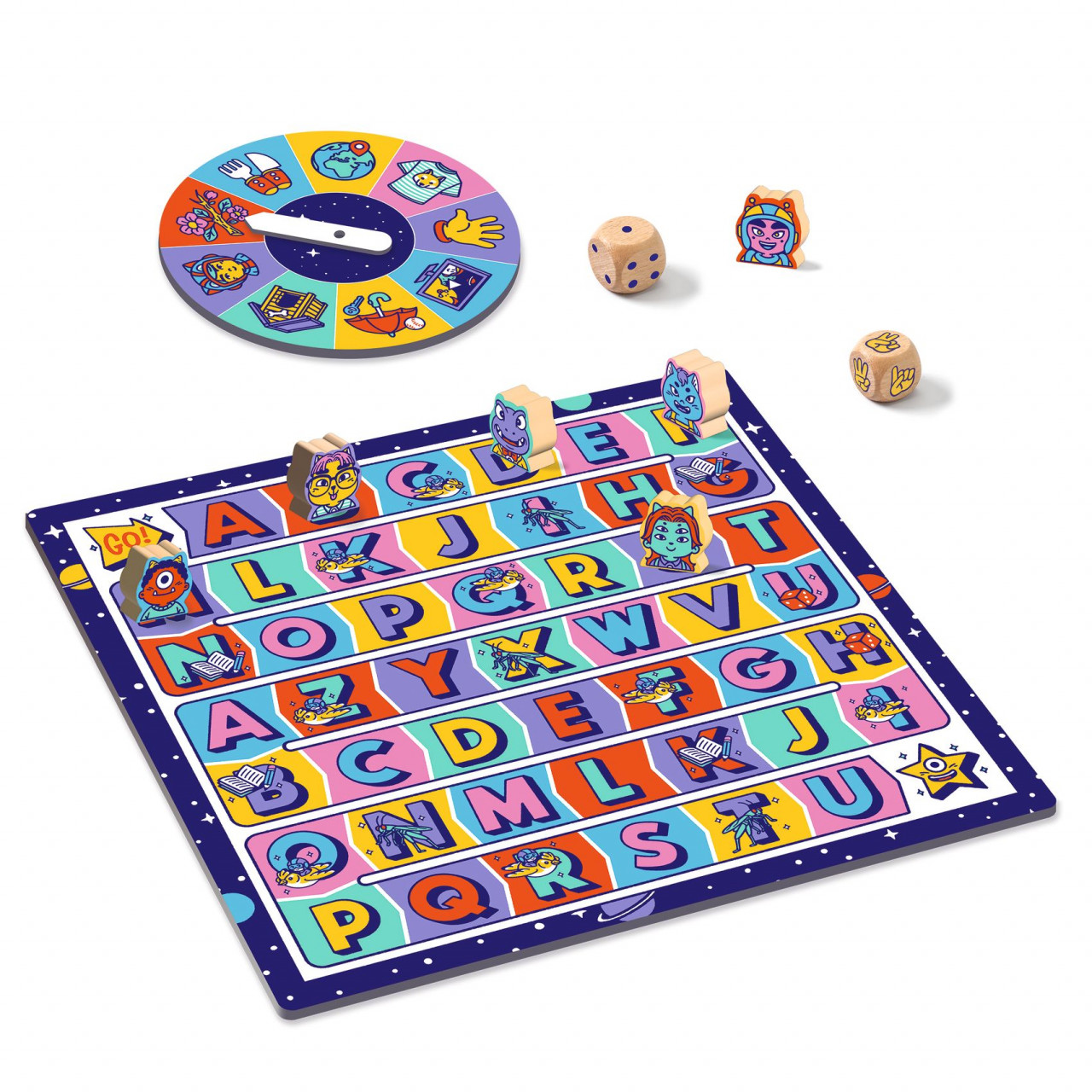 Joc educativ ABC Rapido, Djeco - imagine 3