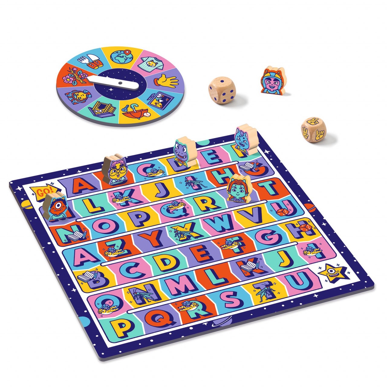 Joc educativ ABC Rapido, Djeco - imagine 5