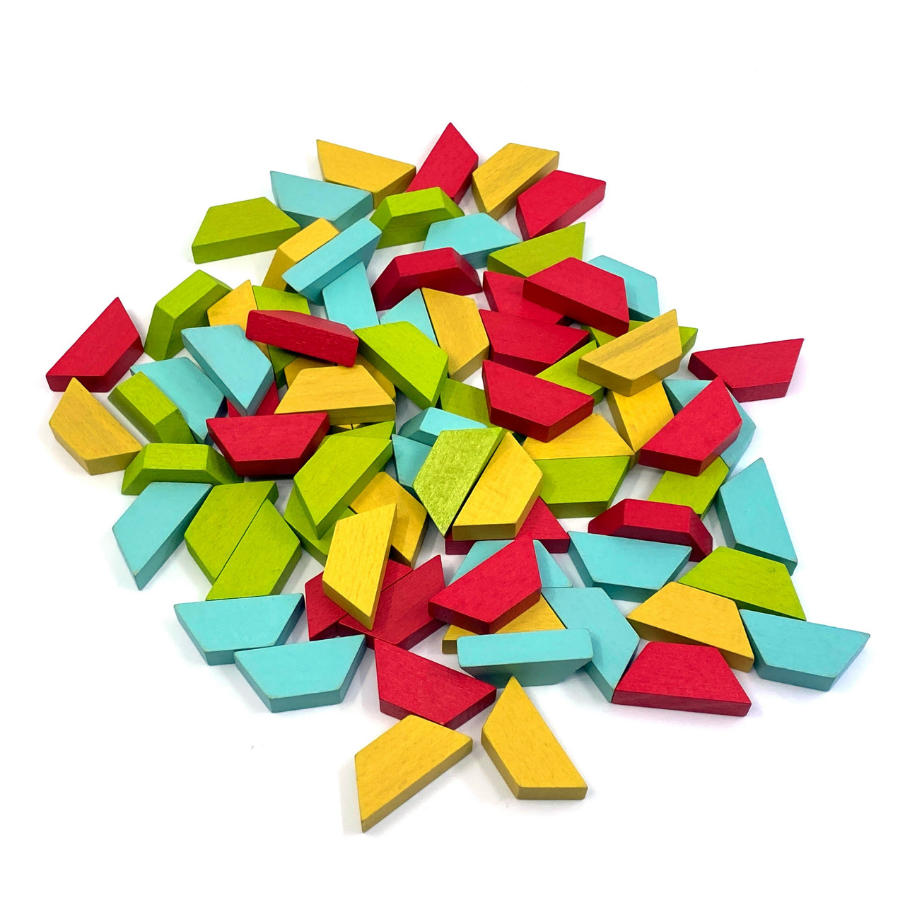 Joc educativ tip mozaic cu forme trapezoidale, Natura - imagine 3