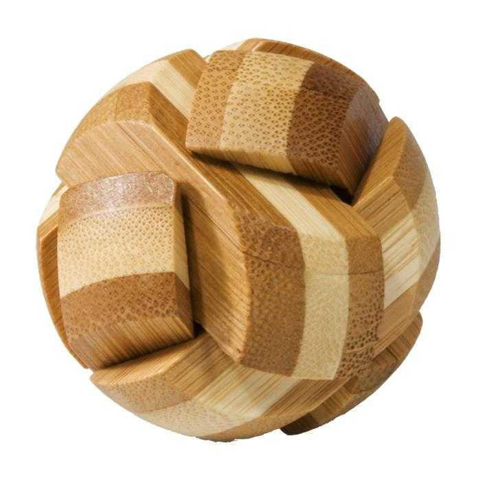 Joc logic IQ 3D Puzzle in cutie metalica Ball