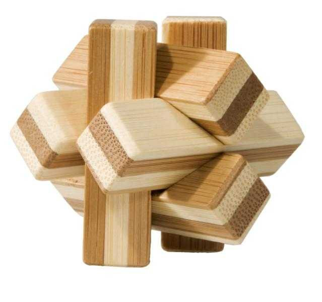 Joc logic IQ 3D Puzzle in cutie metalica Knot