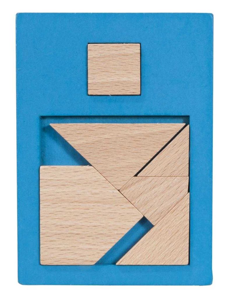 Joc logic IQ puzzle din lemn Extra piesa-2