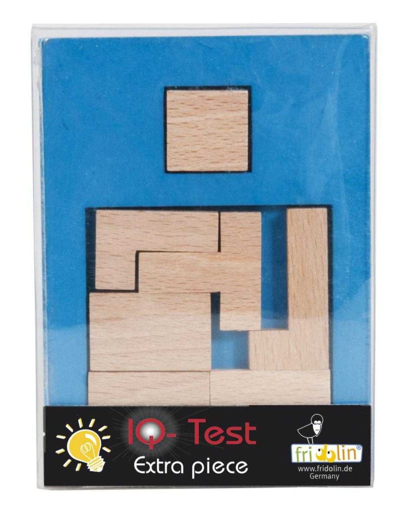 Joc logic IQ puzzle din lemn Extra piesa-5