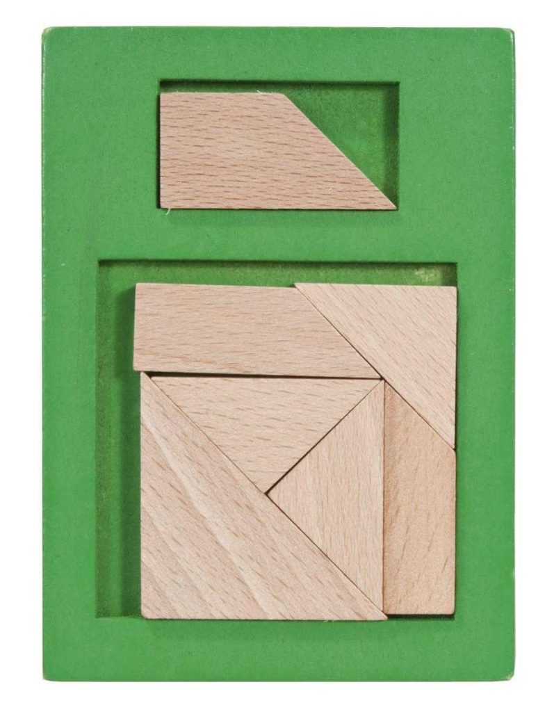 Joc logic IQ puzzle din lemn Extra piesa-6