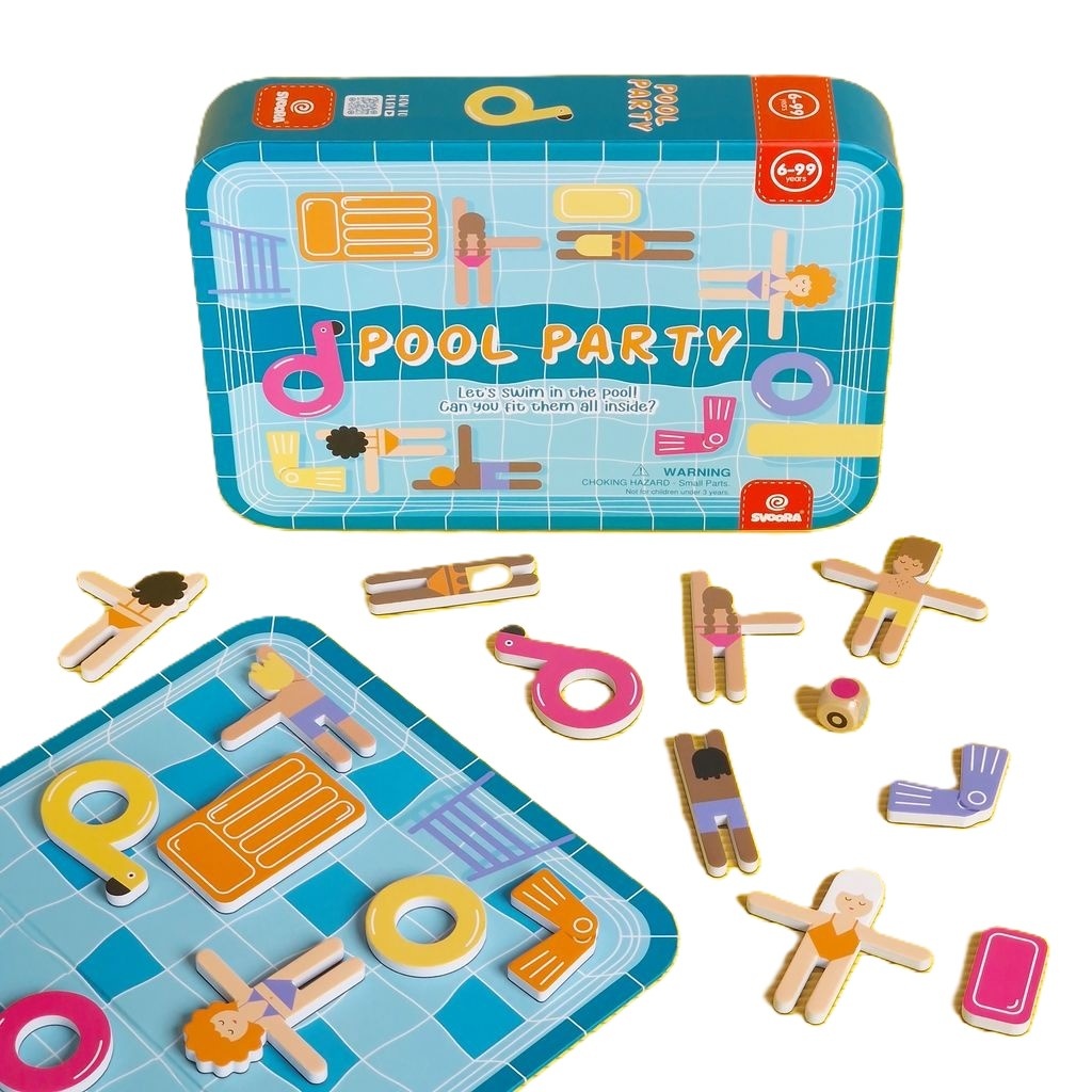 Joc magnetic de strategie Petrecere la piscina