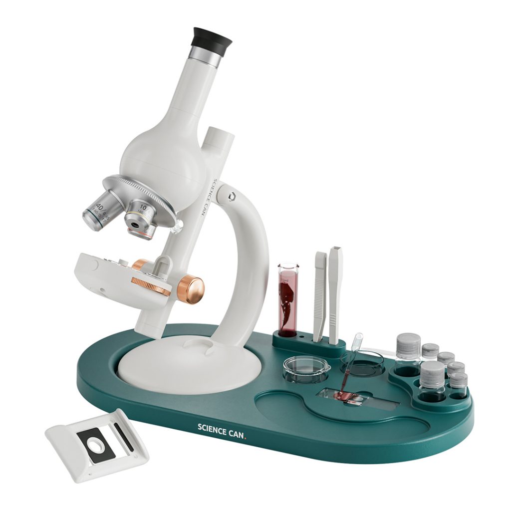Joc STEM Set de laborator Microscop 1600