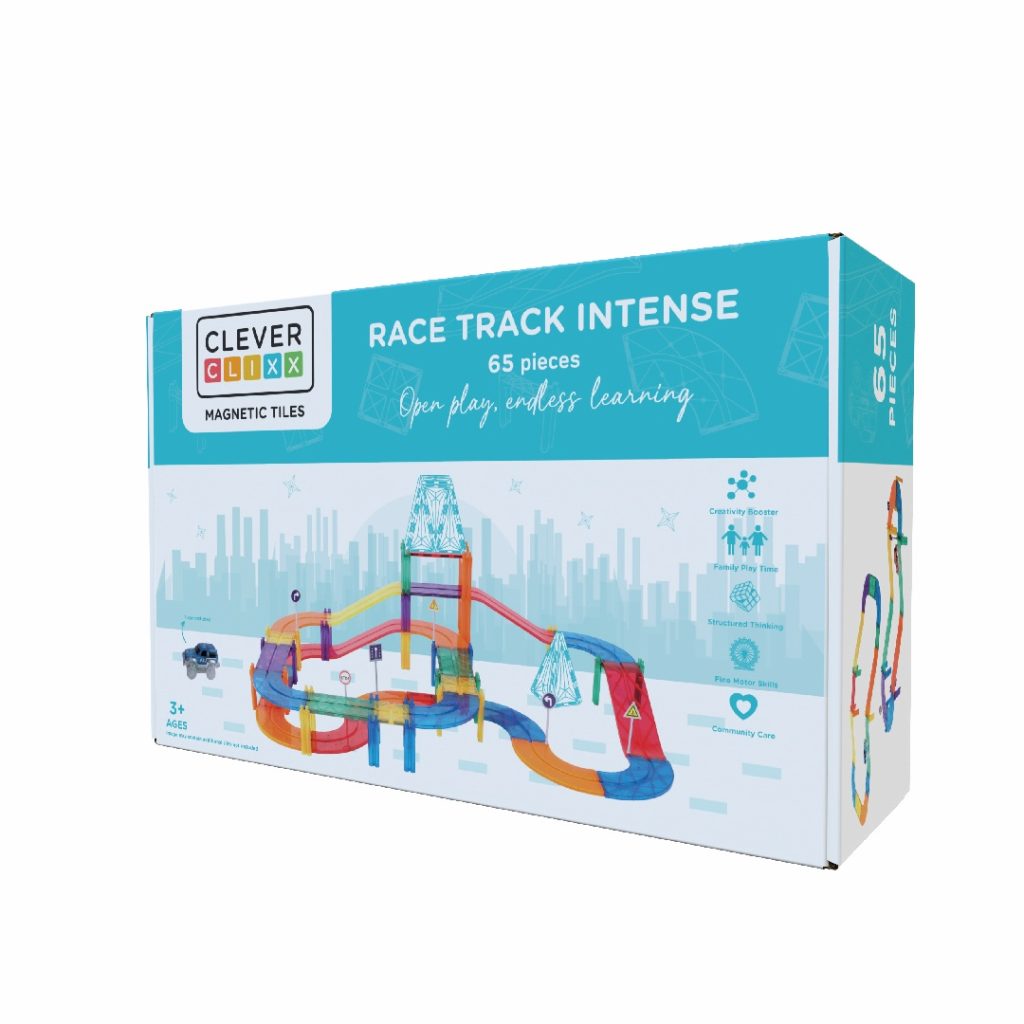 Jocuri magnetice Traseu de curse 65 piese
