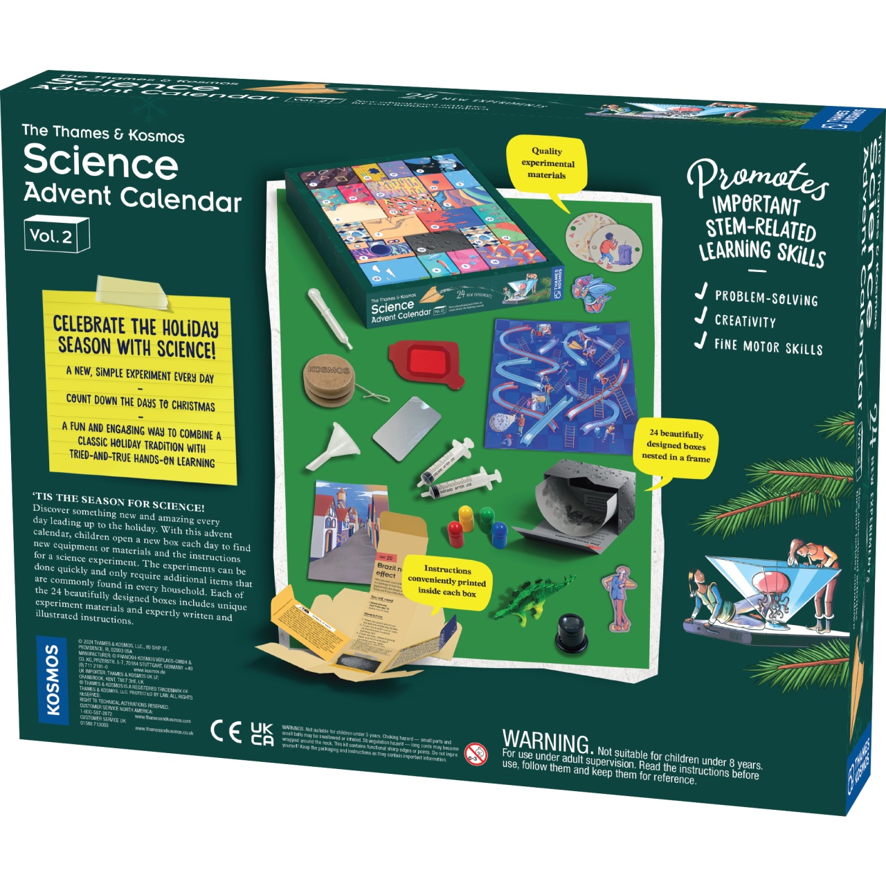 Jucarie educativa Kit STEM Calendarul stiintific de Advent versiunea 2, Thames & Kosmos - imagine 4