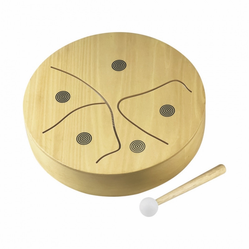 Jucarie Montessori Instrument muzical toba de lemn