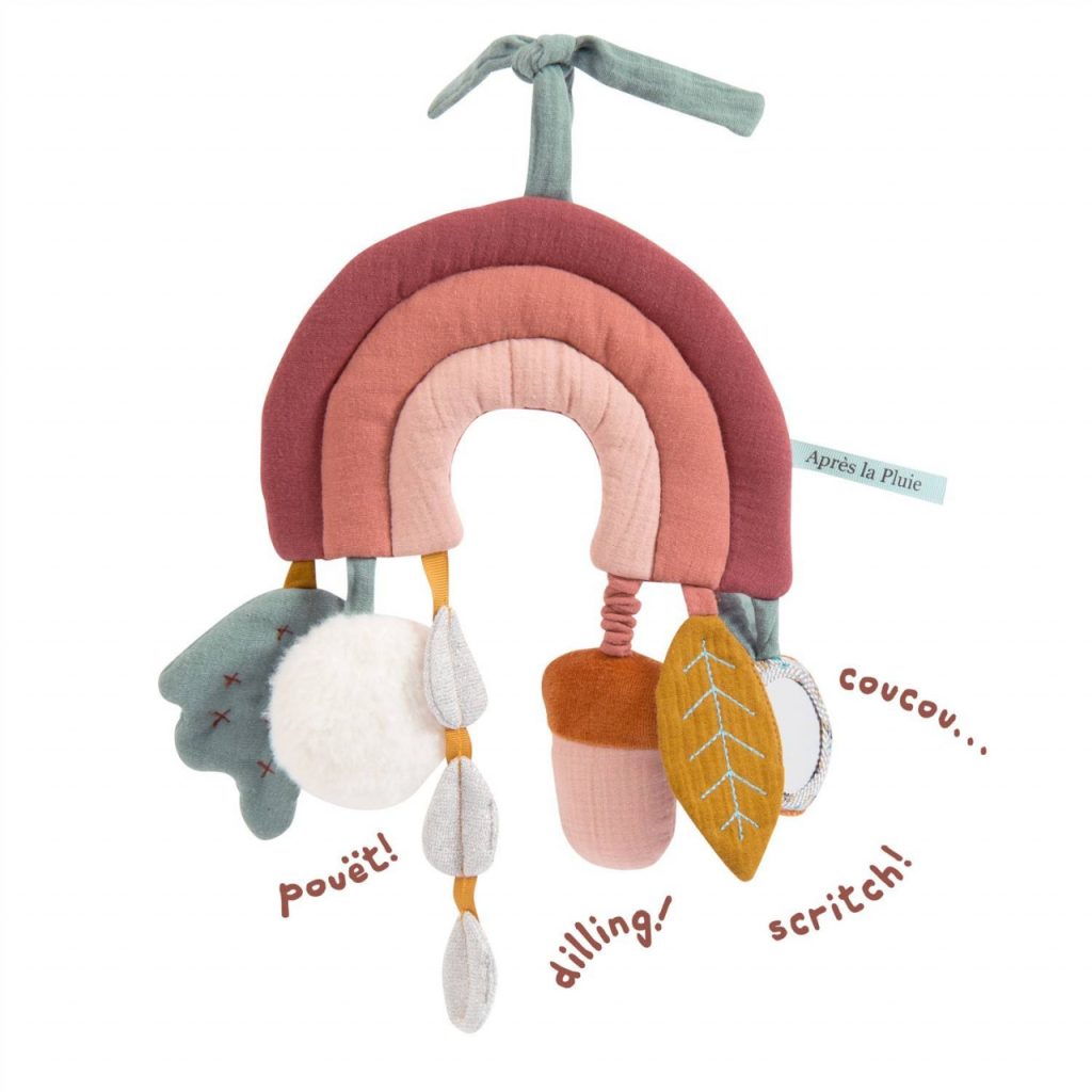 Jucarie senzoriala bebe Curcubeu cu activitati