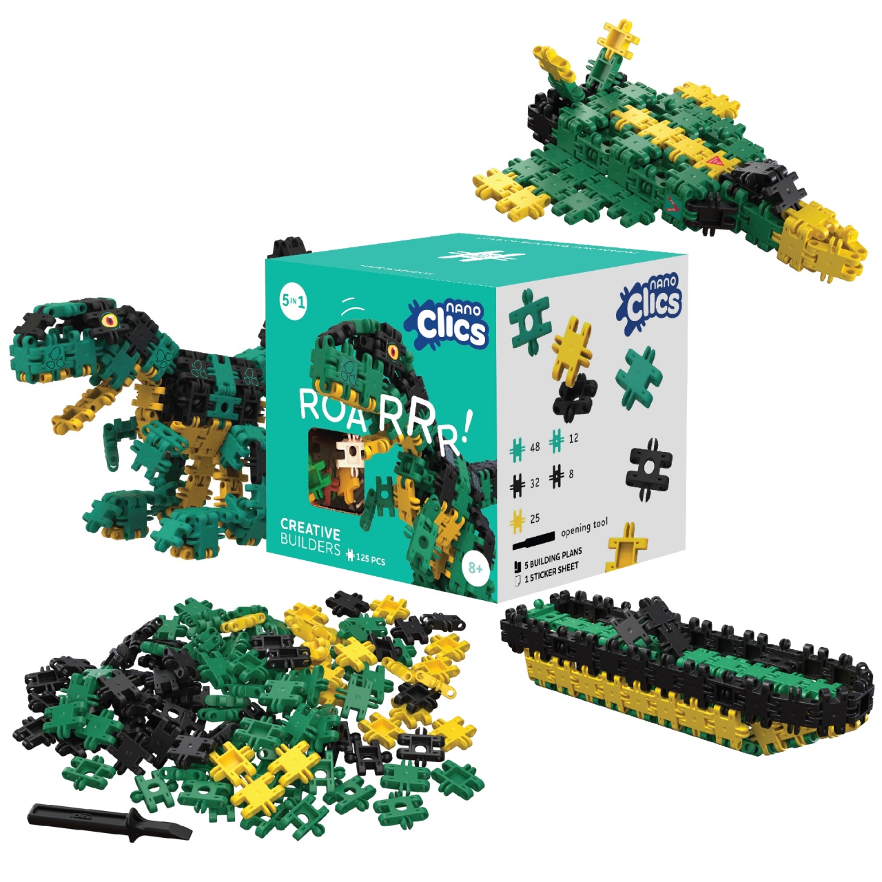 Nano Clics Pentru micii constructori creativi, Clicformers - imagine 3