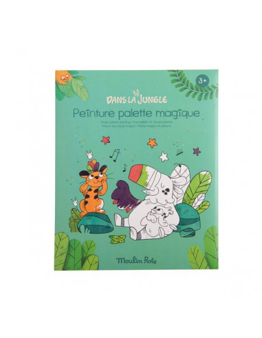 Planse preilustrate pentru pictura In jungla