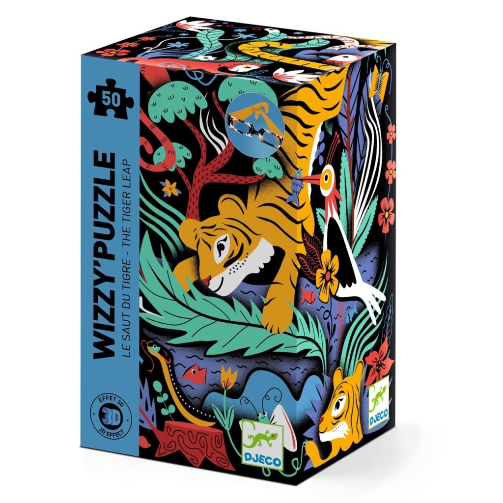 Puzzle 3D Saltul Tigrului