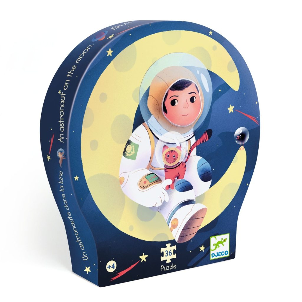 Puzzle Astronaut pe luna