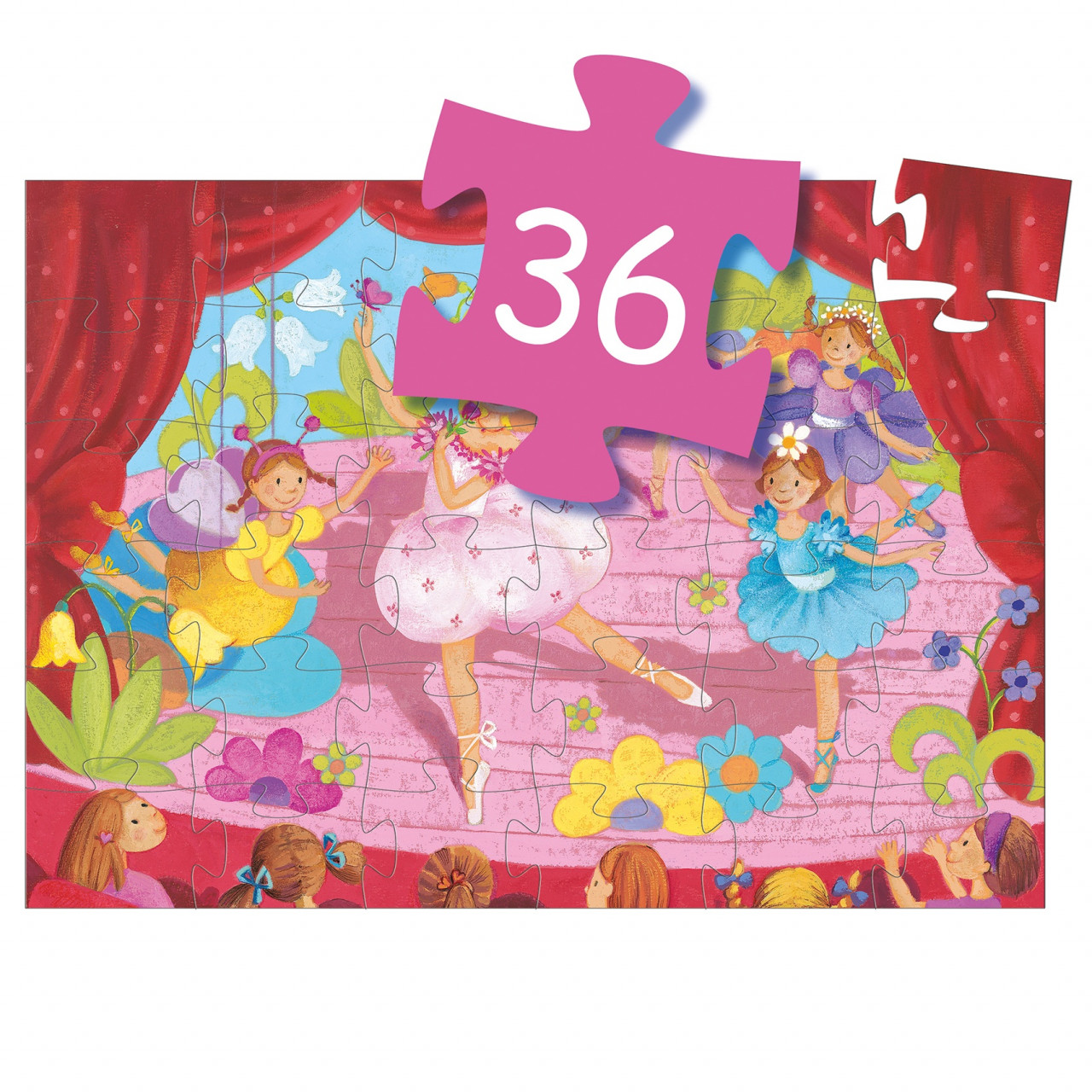 Puzzle Balerina, Djeco - imagine 5