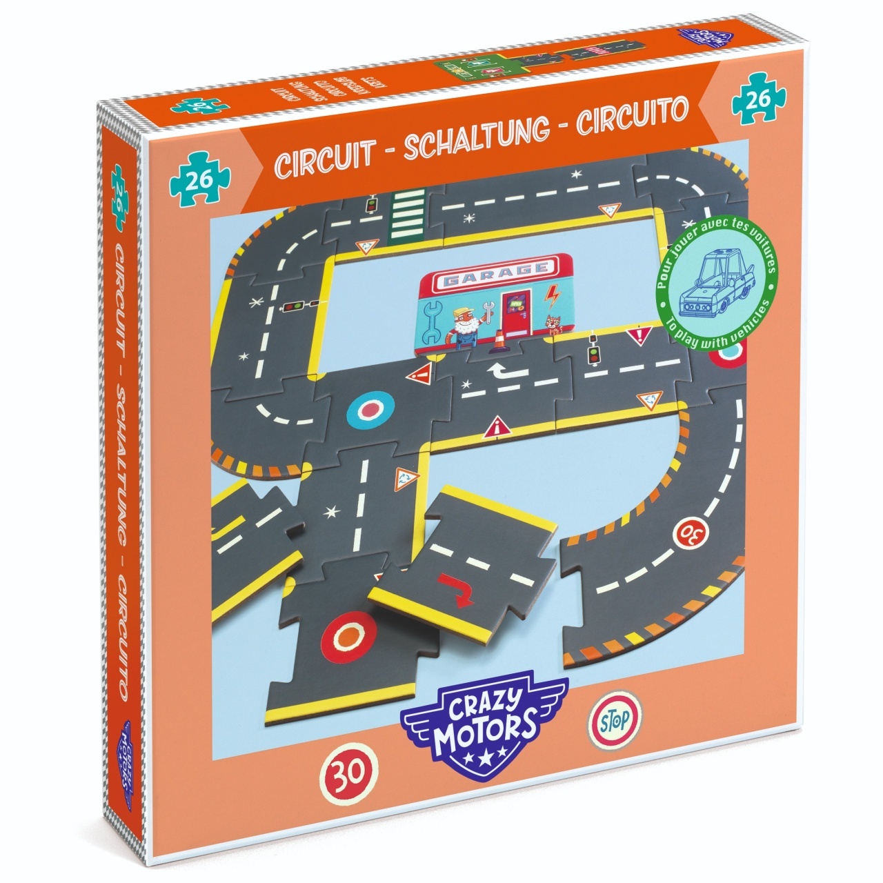 Puzzle Circuit gigant de curse